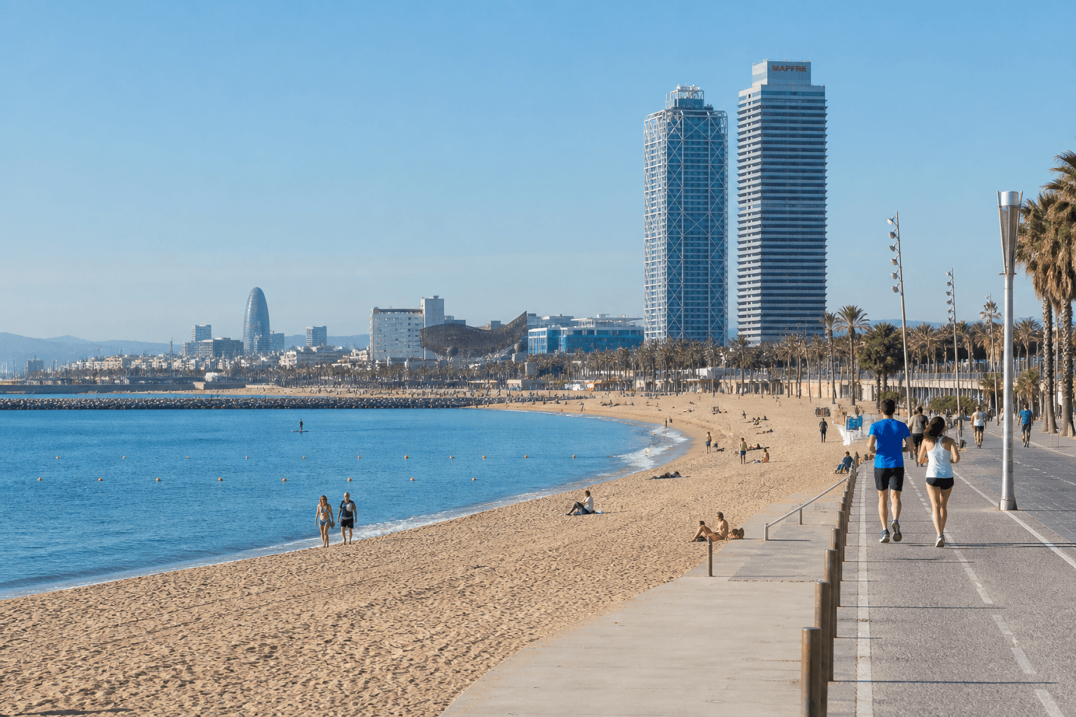 Bogatell Beach - Beach near Barcelona