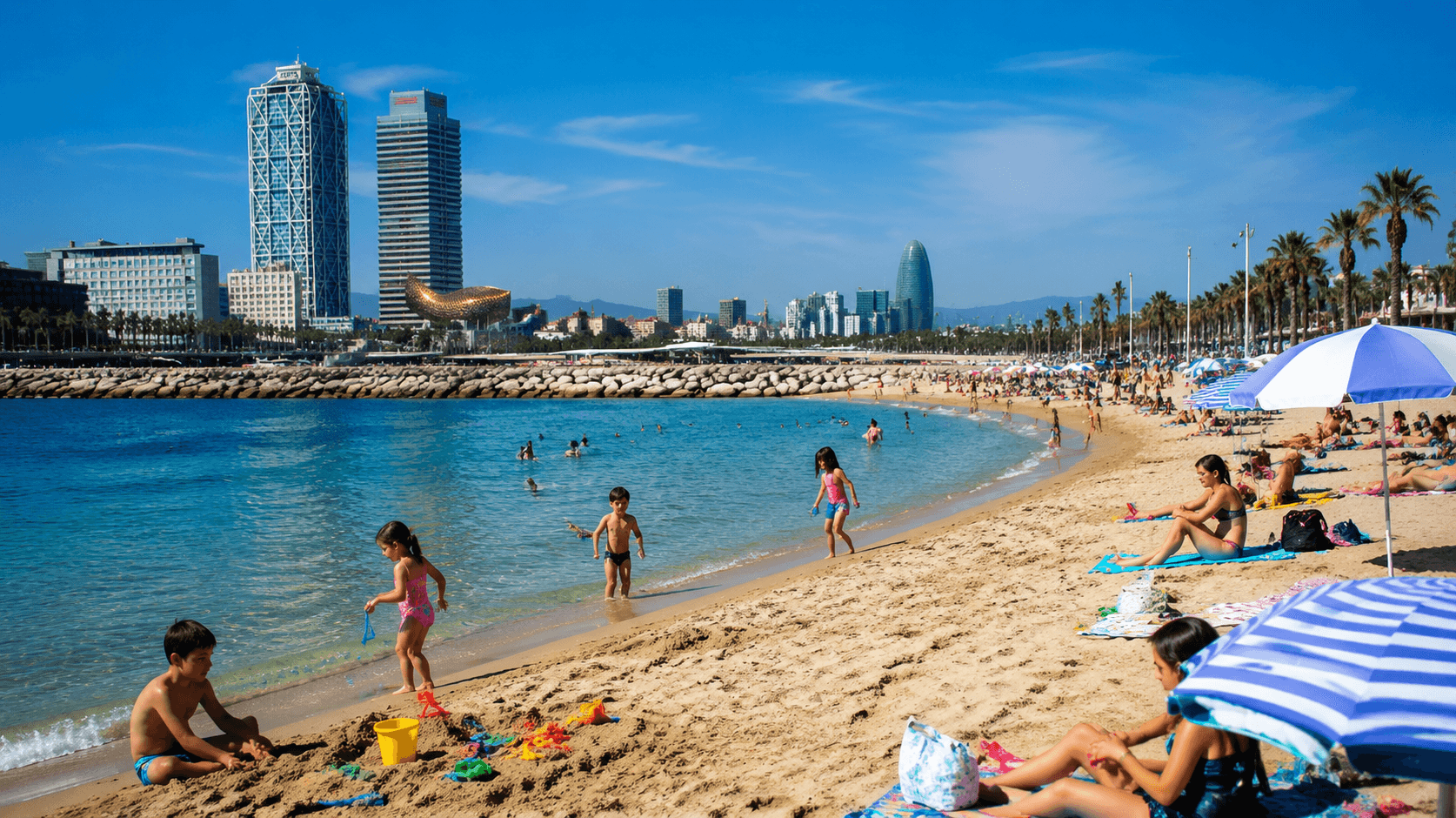 Nova Icària Beach - Beach near Barcelona