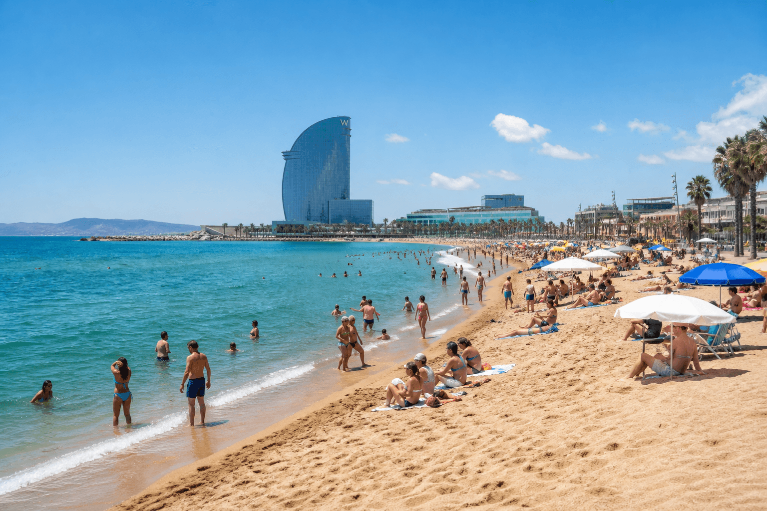 Barceloneta Beach - Beach near Barcelona